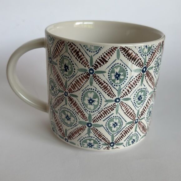 Anthropologie Alexandre Dumas Monogram Initial M Friendship Mug Cup NWT - Picture 2 of 10